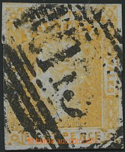 129161 - 1853 Mi.9; SG.80, Královna Viktorie 8P oranžově žlutá, 