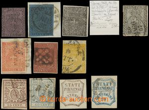 129177 - 1852-59 Mi.2-5a, 6-8, 10-11, 13-14, comp. 11 pcs of stamps, 