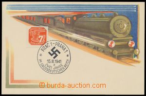 129245 - 1941 ŽELEZNICE  propagační lístek ČMD bez adresních li
