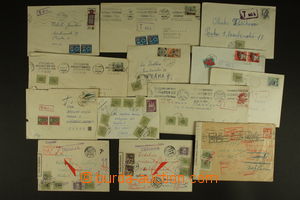 129394 - 1966-77 [COLLECTIONS]  comp. 13 pcs of letters with surtax, 