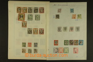 129512 - 1876- [SBÍRKY]  sbírka známek na 16 listech A4, vč. růz