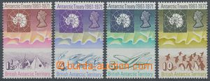 129574 - 1971 Mi.39-42, 10th Anniv of Antarctic Treaty., complete set