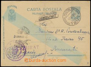 129592 - 1945 RUMUNSKO  dopisnice rumunské PP odeslaná příslušn