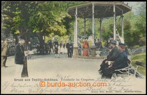 129599 - 1905 TEPLICE (Teplitz-Schönau) - kolonáda v parku, lázeň