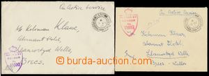 129691 - 1944-45 comp. 2 pcs of letters sent to same addressee, 1x CD