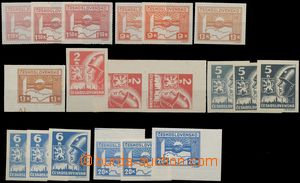 129753 -  Pof.353-359, Košice-issue, selection of 19 pieces, signifi