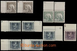 129762 -  Pof.27, 28, 30, 31,  comp. 10 pcs of with various marks and