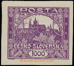 129847 -  Pof.26a, 1000h blue-violet, very wide margins, exp. by Pitt