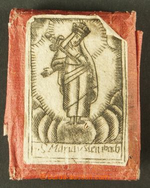 129922 - 1800 SCAPULAR  paper folder with váčkem, tool to modlení 
