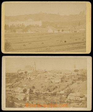 129924 - 1900 ZNOJMO (Znaim) - sestava 2ks fotografií 10x6cm, ateli�