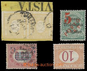 130083 - 1862-1918 sestava 5ks známek, Sas.10 2-páska na výstřiž