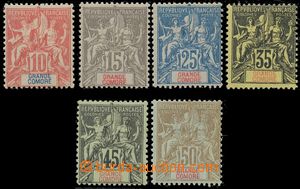 130148 - 1900 Mi.14-19, Alegorie, kompletní série, kat. 160€