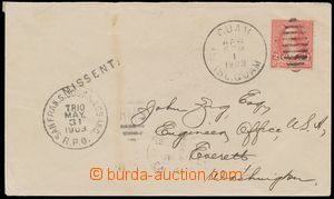 130229 - 1903 dopis do Washingtonu vyfr. zn. Mi.2, Washington 2C karm