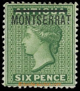 130247 - 1876 Mi.1K; SG.2b, Královna Viktorie 6d zelená s převrác