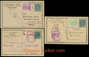130398 - 1918-19 CPŘ3, 8h Charles, comp. 3 pcs of uprated with priva