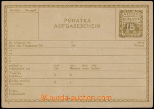130402 - 1920 CPL2Bb, mailing card with Czech - German text with blac