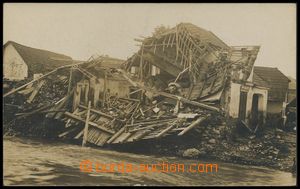 130422 - 1925 SPÁLENÉ POŘÍČÍ - město po povodni 11. srpna 1925