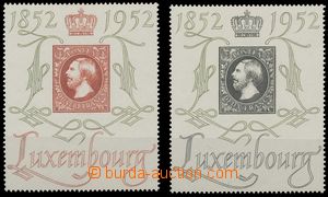 130507 - 1952 Mi.488-489, 100. Anniv stamps, c.v.. 120€