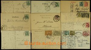 130550 - 1900-25 sestava 10ks pohlednic prošlých VLP, různá razí