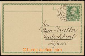 130693 - 1915 II. part PC Franz Joseph 5h addressed to to Bohemia wit