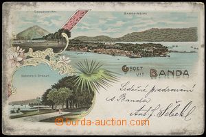 130799 - 1900 INDONÉSIE / BANDA ACEH - litografická koláž; DA pro