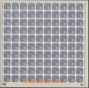 130887 - 1939 Pof.NV2, Novinové I., 5h modrá, široký rám, komple