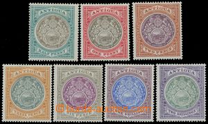 130929 - 1903 Mi.16-18 and 20-23, Seal, incomplete set, value 2Sh on 