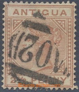 131018 - 1882 Mi.9, Královna Viktorie 2½P červenohnědá, tém