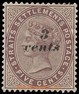 131019 - 1886 Mi.53, Královna Viktorie 3c/ 5c, známka Mi.28 s 2-ř