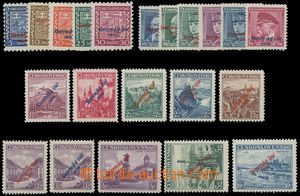 131067 - 1939 Alb.2-22, Overprint issue, complete, all better stamp. 
