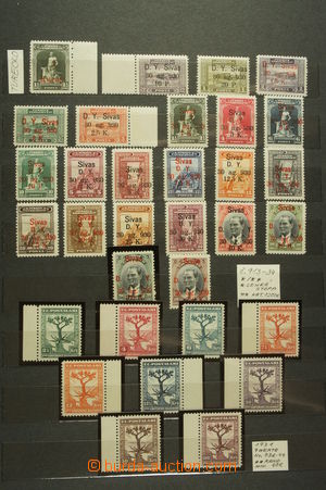 131274 - 1928-31 [SBÍRKY]  partie známek na zásobníkovém listu, 