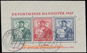 131356 - 1949 ALLIIERTE  BESETZUNG  Mi.Bl.1, aršík Hannover, šikm
