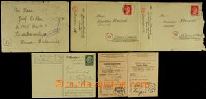 131361 - 1941-45 C.C. BUCHENWALD, DACHAU, SACHSENHAUSEN  comp. 6 pcs 