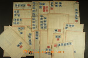 131389 - 1938 [COLLECTIONS]  selection of 18 pcs of delivery lists fo