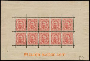 131408 - 1906 Mi.72Klb, postage stmp 10c, velkovévoda Wilhelm, print