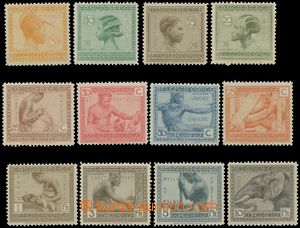 132107 - 1923 Mi.66-77, Postage 5c - 10Fr, complete set, only value 7