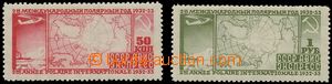 132299 - 1932 Mi.410-411A, Polární rok, ŘZ 12½, svěží, kat