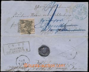 132642 - 1860 dopis do Berlína vyfr. zn. Mi.12, DR BLANKENBURG 6/SEP