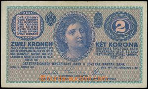 132678 - 1914 CZECHOSLOVAKIA 1918-39  Ba.RU2, Hungarian bank-note 2 K
