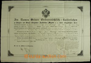 132696 - 1848 MILITARIA, AUTOGRAMY  promotion warrant to hodnosti Col