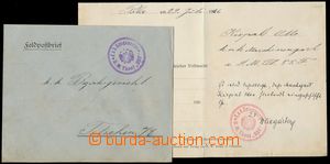 132741 - 1916 S.M.T-boot 88F, FP letter to Bohemia, incl. content - s