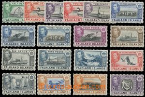 132797 - 1938 Mi.78-93; SG.146-163, George VI., c.v.. 300€; cat. Gi