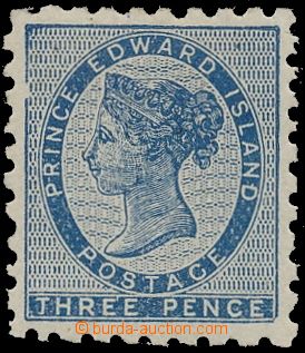 132814 - 1861 Mi.2; SG.3; Sc.2, Královna Viktorie 3P tmavomodrá, zo