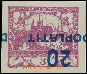 132835 - 1922 Pof.DL16a, Výpotřební vydání - Hradčany 20/3h fia
