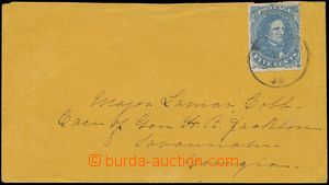 132862 - 1862 dopis do Savannah vyfr. zn. Mi.4; Sc.4, Davis 5c modrá