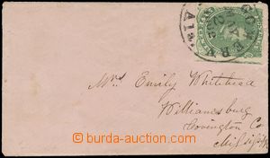 132863 - 1861 dopis do Williamsburgu vyfr. zn. Mi.1; Sc.1a, Davis 5c 