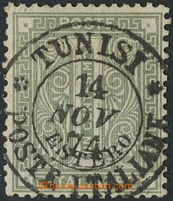 132919 - 1874 GENERAL ISSUE  Mi.1, 1c grey-olive with overprint ESTER