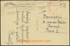 132931 - 1940 AVIATION  postcard to Paris, military unit postmark BAT