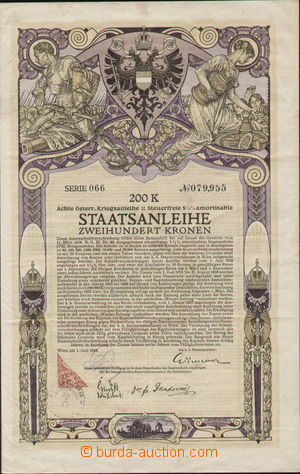 132993 - 1919 CZECHOSLOVAKIA 1918-39  last Austrian war loan (1.6.191