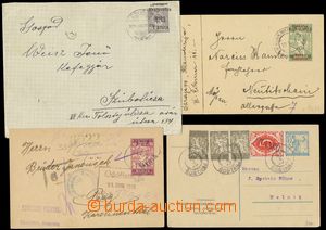 133122 - 1919-21 selection of postal stationery covers and 3 pcs of P